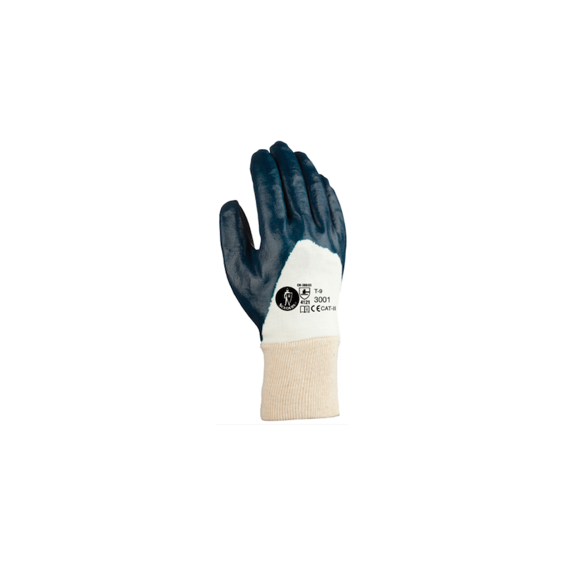 Guantes Anticortes con recubrimiento de nitrilo arenoso NITRIGLAS, Jomiba