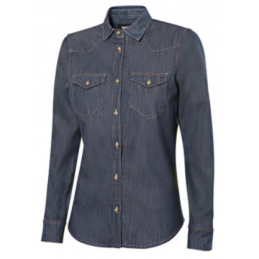 CAMISA DENIM STRETCH MANGA...