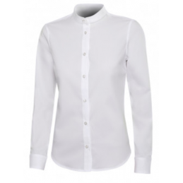 CAMISA CUELLO TIRILLA STRETCH MANGA LARGA MUJER